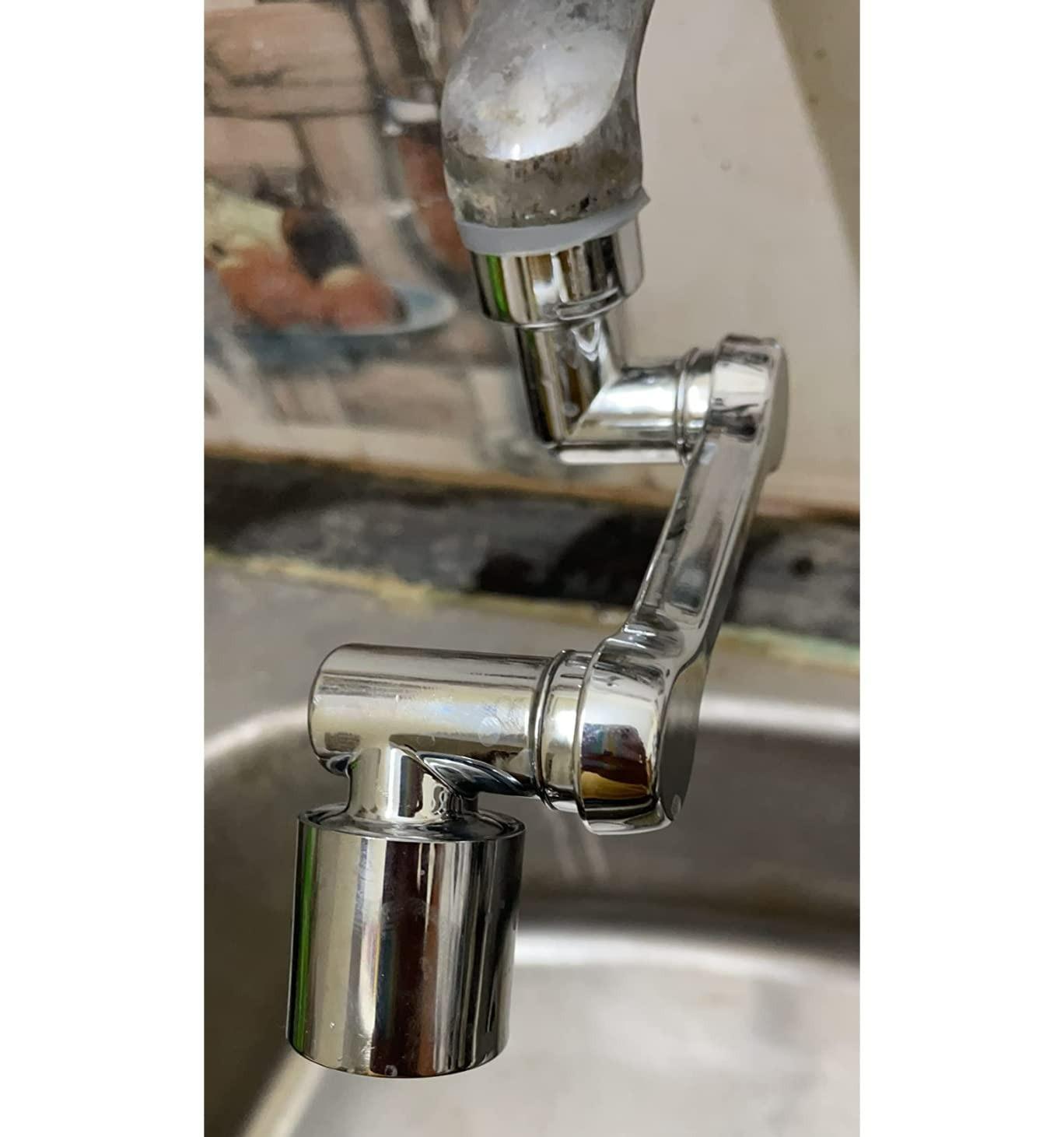 🚰 JustWished® 360° Rotating Faucet Extender – Upgrade Your Sink! 💦