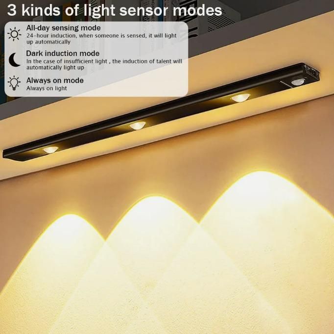 💡 JustWished® Smart LED Cabinet Light – Motion-Activated Convenience! 🔥